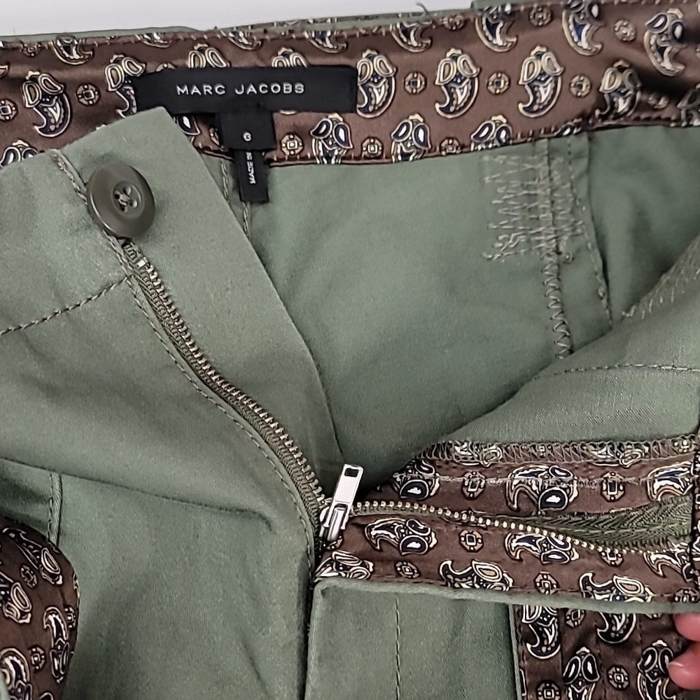 Marc jacobs Olive Green Cargo/ safari Pants with belt - Picture 8 of 13